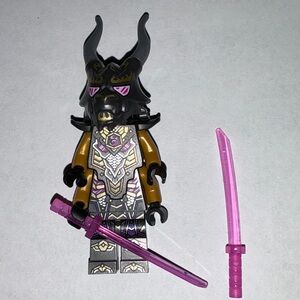 Lego Crystal king Overlord Minifigure And Swords